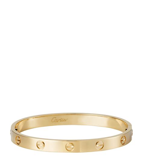 cartier love gold bracelet|cartier love bracelet gold price.